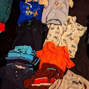 Lot of Boy's shirts.